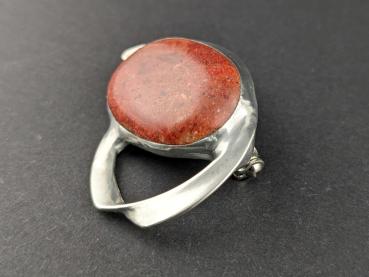 Schaumkoralle Brosche